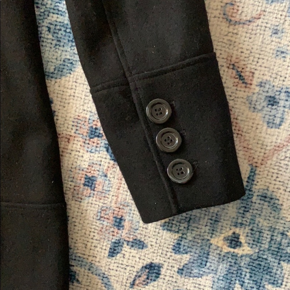 Marvin Richards Black wool Peacoat - Picture 3 of 5